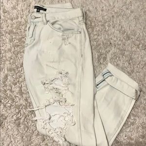 KENDALL & KYLIE : super light washed jeans